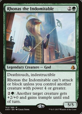Rhonas the Indomitable AKH LP MTG