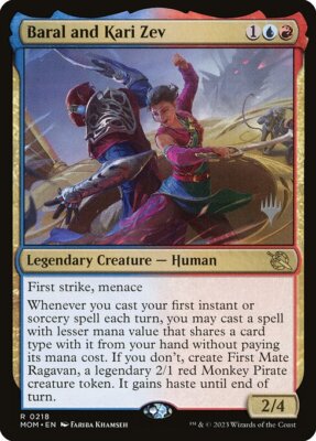 MTG BARAL AND KARI ZEV EXC - BARAL E KARI ZEV 218 - MOM PP - MAGIC