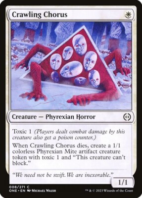 x4 Crawling Chorus #8 | ONE Phyrexia: All Will Be One | MTG | Same Day Ship