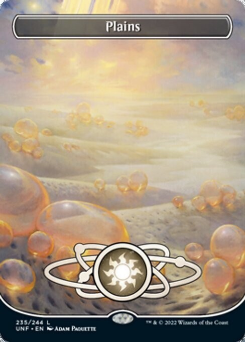 ギャラクシー　foil 惑星宇宙土地　軌道宇宙土地　Unfinity 5種 Galaxy FOIL Planetary Land Set of 5 - Full Art Lands