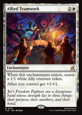 [MTG] Allied Teamwork (Foil) (0213) (TLE) NM