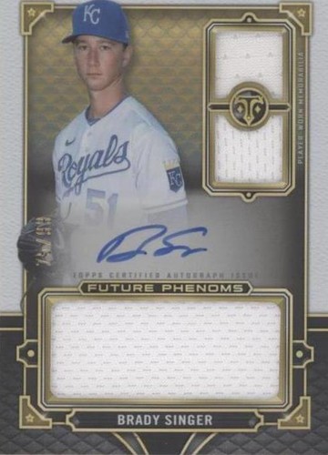 2022 Topps Triple Threads - Brady Singer #RFPAR-BS