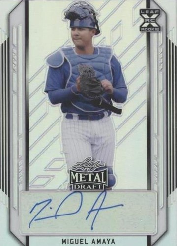 2021 Leaf Metal Draft - Miguel Amaya #BA-MA2