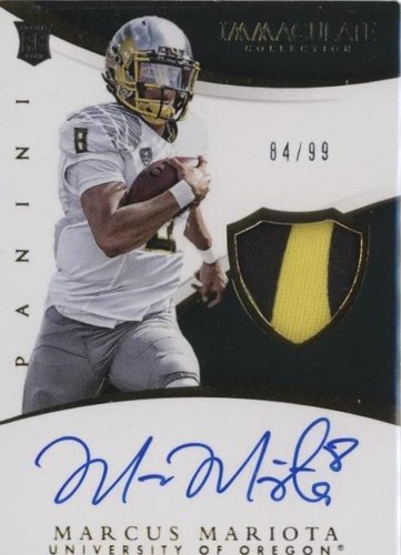 2015 Panini Immaculate Collection Collegiate Marcus Mariota #302