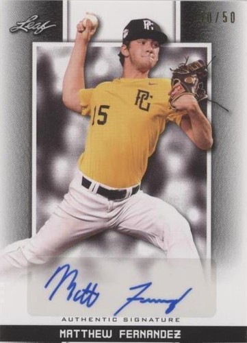2019 Leaf Perfect Game National Showcase - Matthew Fernandez #BA-MF1