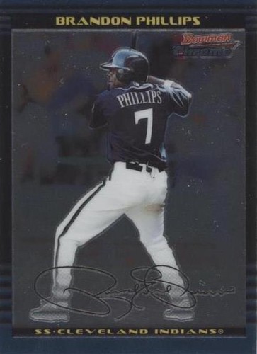 2002 Bowman Chrome Draft Picks & Prospects - Brandon Phillips #BDP136