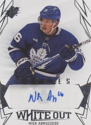 2022-23 SPx - Nicholas Abruzzese #WOR-NA