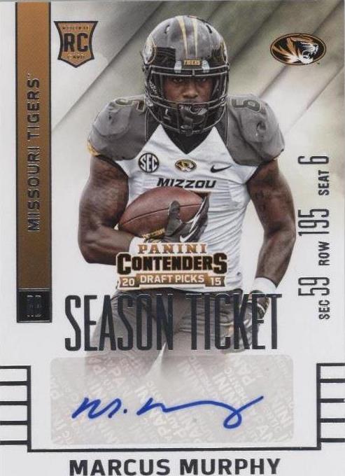 2015 Panini Contenders Draft Picks Marcus Murphy #218