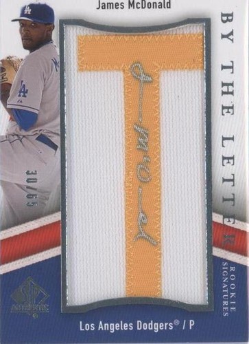 2009 SP Authentic - James McDonald #BTLR-JM