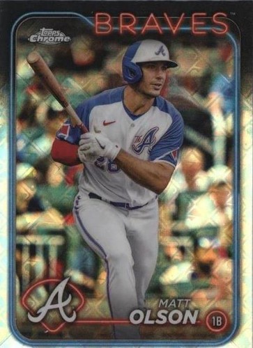 2024 Topps Chrome Logofractor Edition - Matt Olson #23