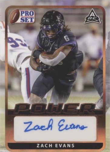 2021 Leaf Pro Set Power Zach Evans #BA-ZE1