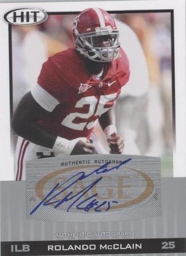 2010 SAGE Hit Rolando McClain #A25