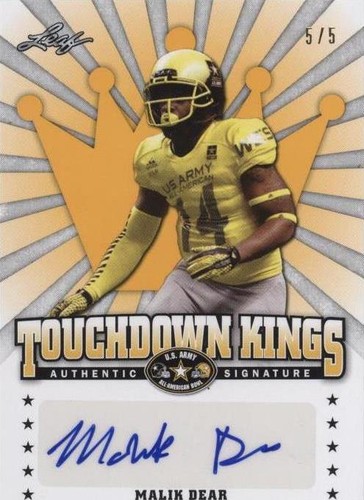 2015 Leaf U.S. Army All-American Bowl Malik Dear #TK-MD1