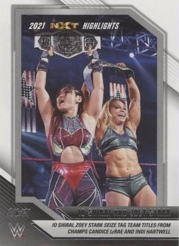 2022 Panini WWE NXT - Io Shirai Zoey Stark #22