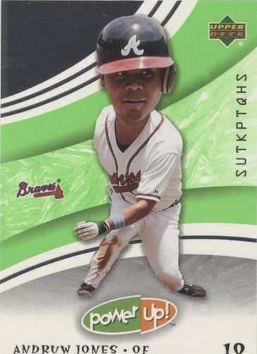 2004 Upper Deck Power Up! - Andruw Jones #50