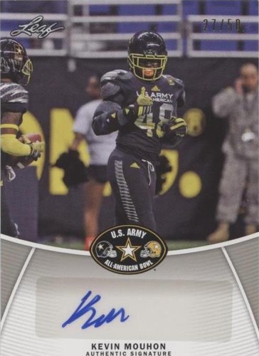 2014 Leaf U.S. Army All-American Bowl Kevin Mouhon #BA-KM1