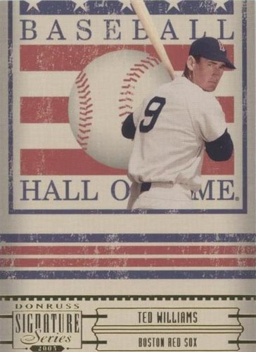 2005 Donruss Signature Series - Ted Williams #HOF-34