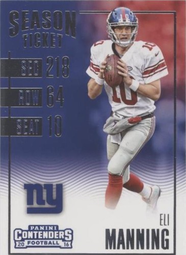 2016 Panini Contenders Eli Manning #4