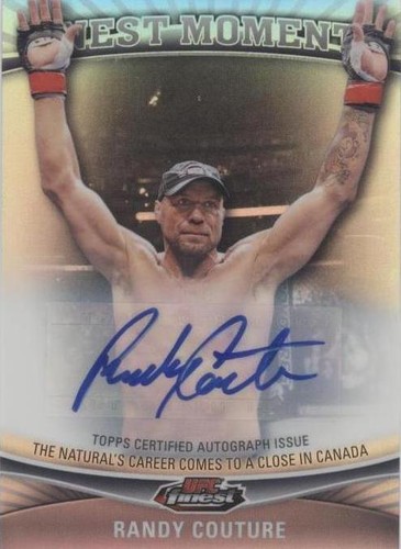 2012 Topps Finest UFC - Randy Couture #FM-RC