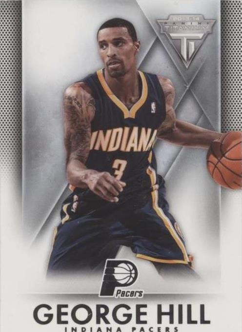 George Hill Basketball 2013-14 Season Sports Trading Cards