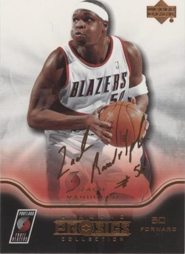 2004-05 Upper Deck Pro Sigs Diamond Collection - Zach Randolph #72