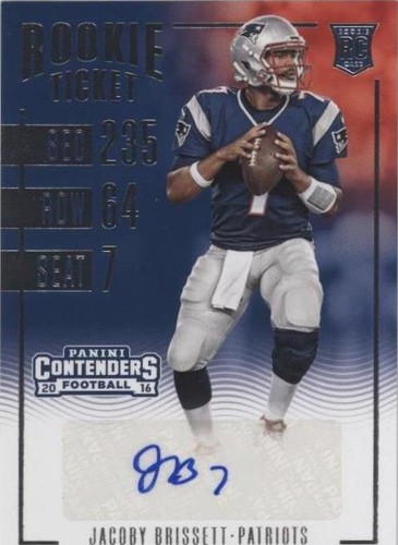 2016 Panini Contenders Jacoby Brissett #147