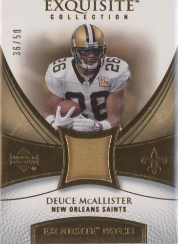 2007 Upper Deck Exquisite Collection Deuce McAllister #EP-MC
