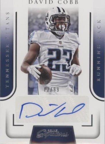 2016 Panini Prime Signatures David Cobb #PS-DC