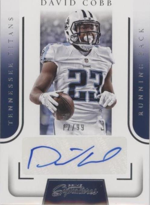 2016 Panini Prime Signatures David Cobb #PS-DC