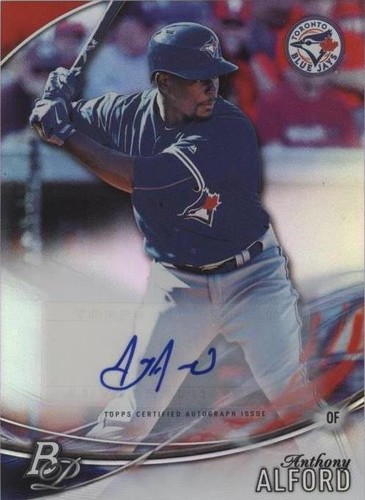 2016 Bowman Platinum - Anthony Alford #TPA-AA