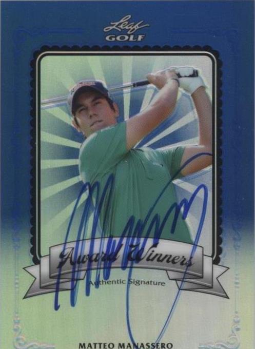 Hoja de metal 2011 - Matteo Manassero #AW-MM1