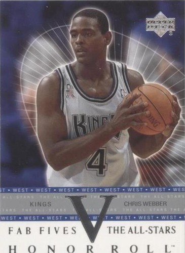 2001-02 Upper Deck Honor Roll - Chris Webber #F5-AS2