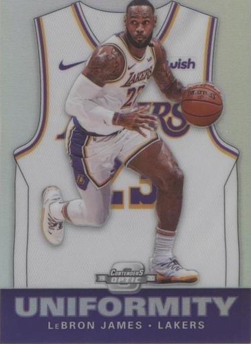 2019-20 CONTENDERS OPTIC SILVER PRIZM #88 Lebron James