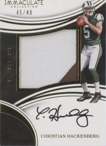2016 Panini Immaculate Collection Christian Hackenberg #CH