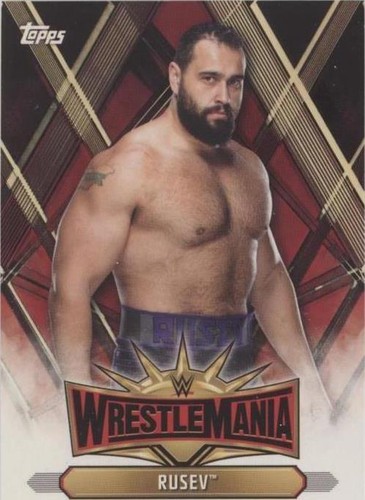 2019 Topps WWE Road to Wrestlemania - Rusev #WM-25