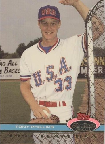 1991 Topps Stadium Club Skydome - Tony Phillips #140