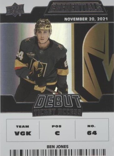 2022-23 Upper Deck Credentials - Ben Jones #154