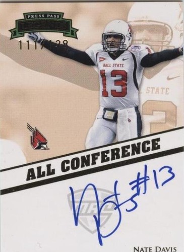 2009 Press Pass Legends Nate Davis #AC-ND