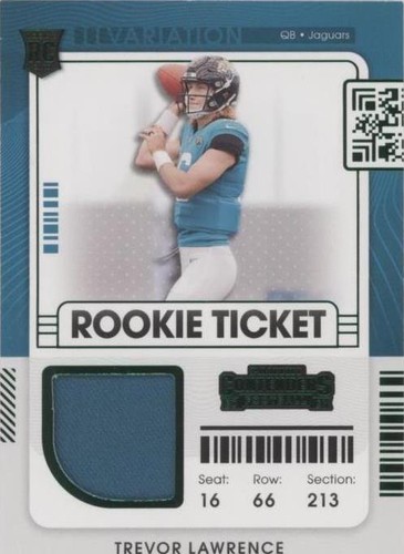 2021 Panini Contenders Trevor Lawrence #RSV-TRL