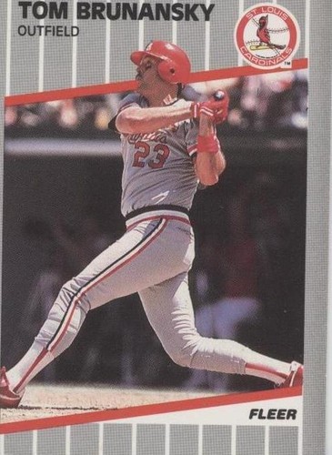 1989 Fleer - Tom Brunansky #444