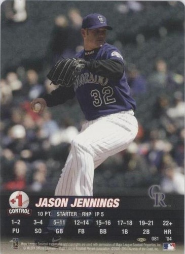 2004 MLB Showdown Pennant Run - Jason Jennings #081