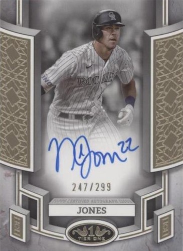 2024 Topps Tier One - Nolan Jones #BOA-NJ