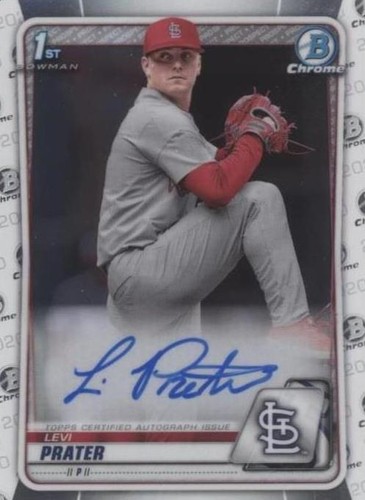 2020 Bowman Draft - Levi Prater #CDA-LP
