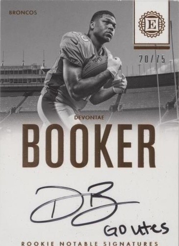 2016 Panini Encased Devontae Booker #RNI-DB