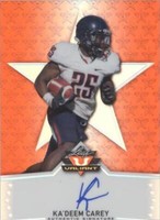 2014 Leaf Valiant Ka'Deem Carey #BA-KDC
