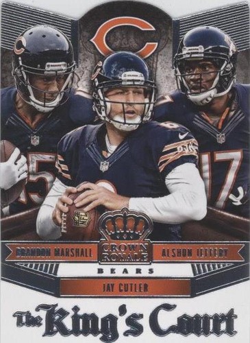 2014 Panini Crown Royale Alshon Jeffery Brandon Marshall Jay Cutler #KC4