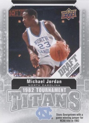 マイケル・ジョーダン 1982 NCAA タイトル記念カード　フロアカード マイケル・ジョーダン 1982 NCAA タイトル記念カード フロア