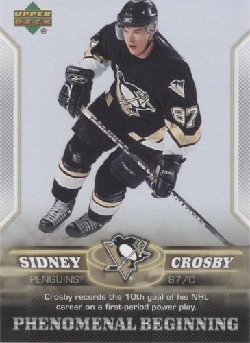 2005-06 Upper Deck Phenomenal Beginning - Sidney Crosby #11