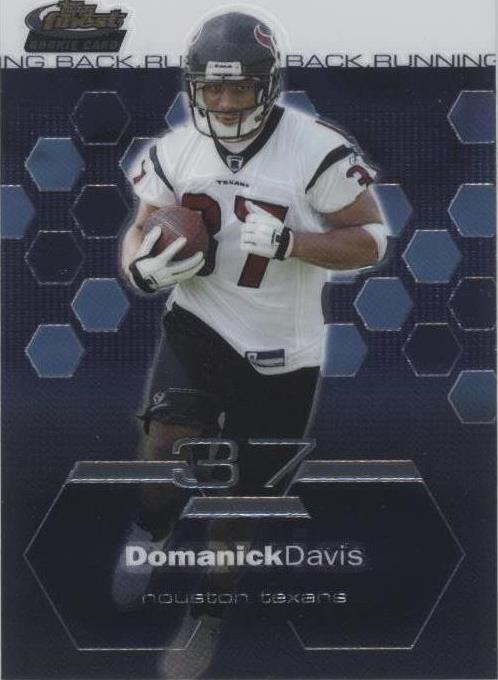 2003 Topps Finest Domanick Davis #66