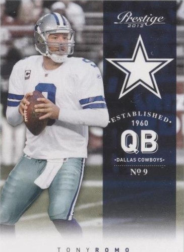 2012 Playoff Prestige Tony Romo #48